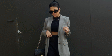 O blazer cinza: o protagonista do outono europeu 2025