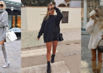 Vestido-suéter: a tendência que vai dominar o outono europeu 2025/2026